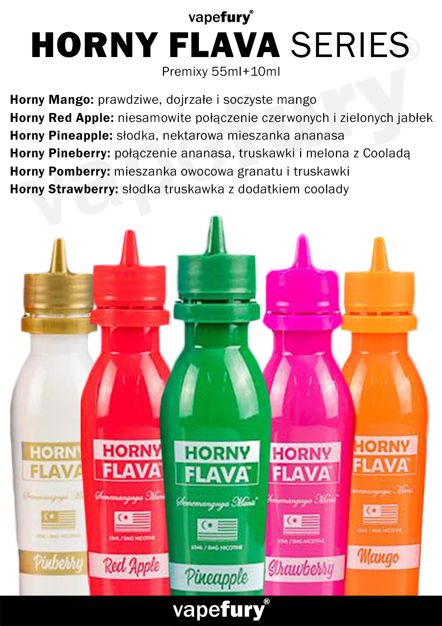 Vapefury Premixy Premix Y Horny Flava 55 65ml Cala Seria